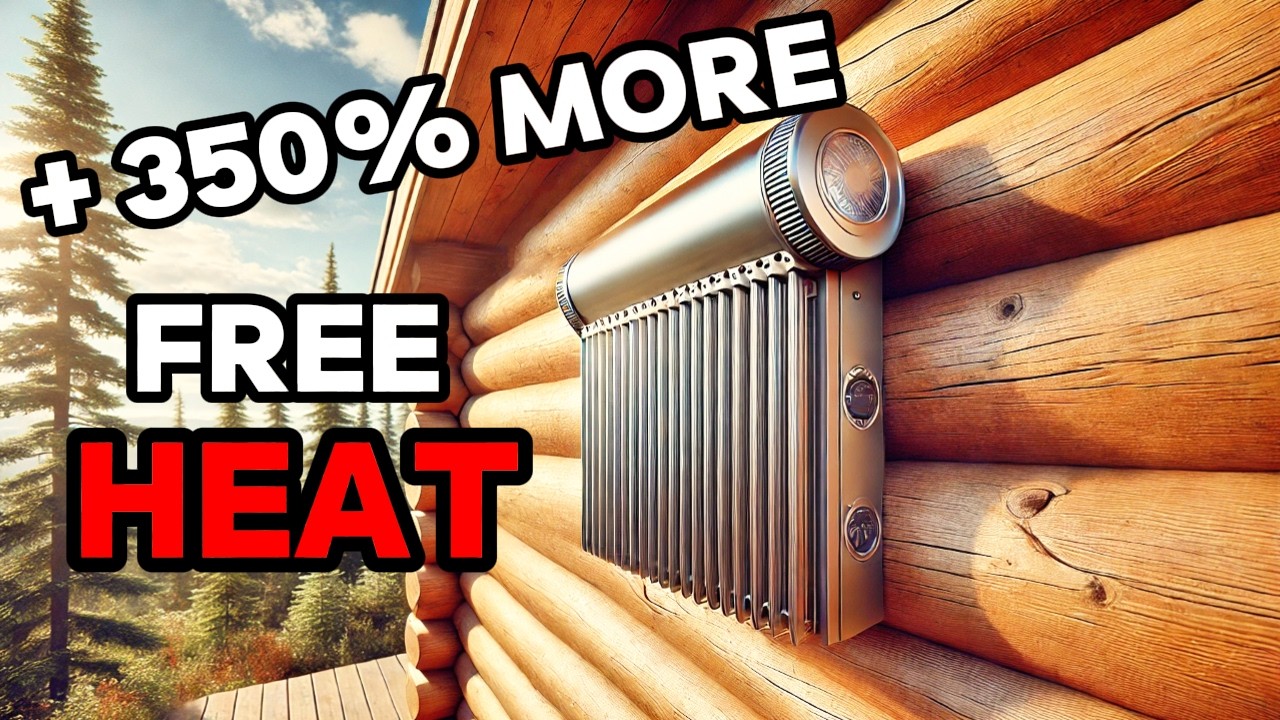 DIY BEST Solar Air Heater For The Apocalypse Winter (Beginner Friendly!)