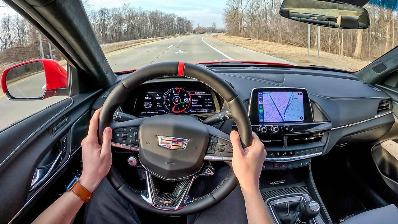 2024 Cadillac CT4-V Blackwing 6MT - POV Test Drive (Binaural Audio)