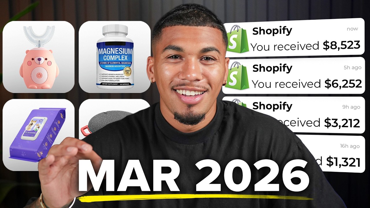 ⭐️ TOP 10 PRODUCTS TO SELL IN MARCH 2026 | DROPSHIPPING SHOPIFY