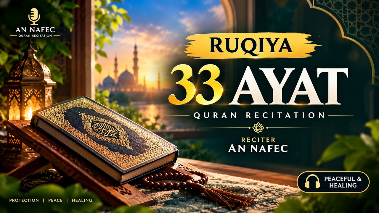 ৩৩ আয়াত | মন্জিল | রুকিয়াহ | 33 ayat recited by Zain Abu Kautsar | An Nafec