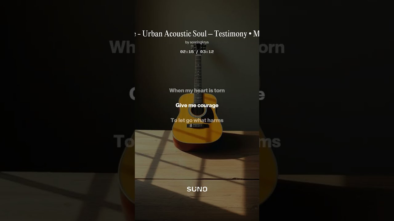 Choosing Peace   Urban Acoustic Soul – Testimony • Message • Prayer