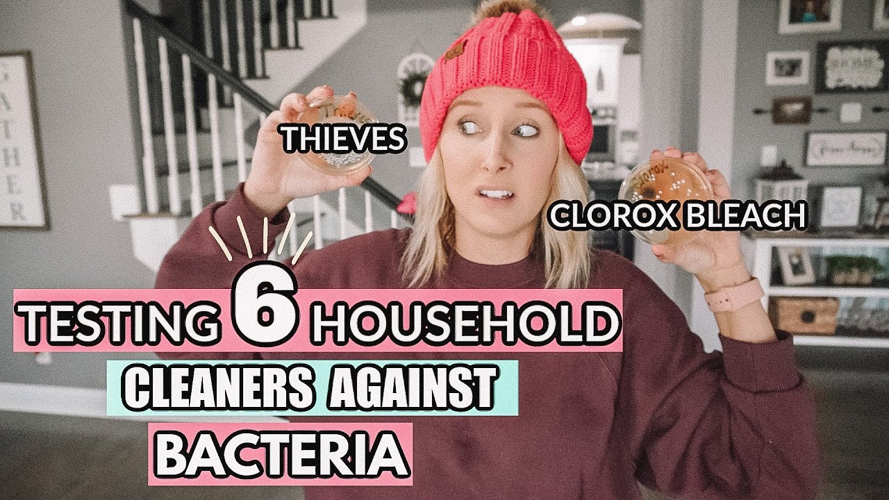 I TESTED 6 CLEANERS AGAINST BACTERIA AND HERE ARE THE SHOCKING RESULTS-DOES THIEVES REALLY WORK?