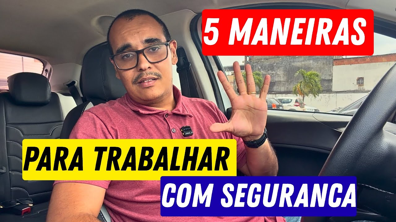 ✅5 dicas de segurança para todo MOTORISTA DE APLICATIVO. Uber, 99pop, Indriver