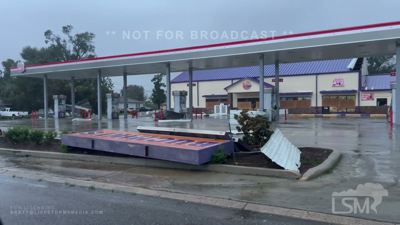 09-11-24 Dulac to Houma, LA - Francine Havoc - Damage - Intense Winds