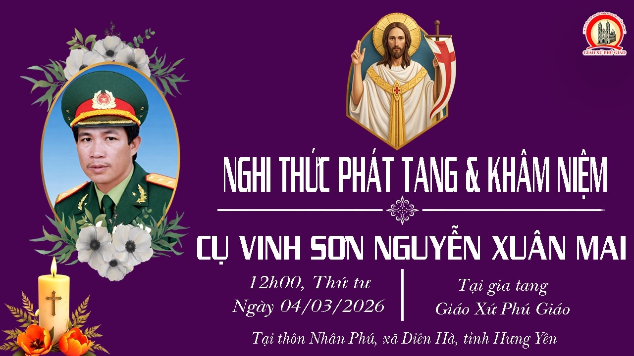 [TRỰC TIẾP] NGHI THỨC PHÁT TANG & KHÂM NIỆM CỤ VINH SƠN NGUYỄN XUÂN MAI | GIÁO XỨ PHÚ GIÁO