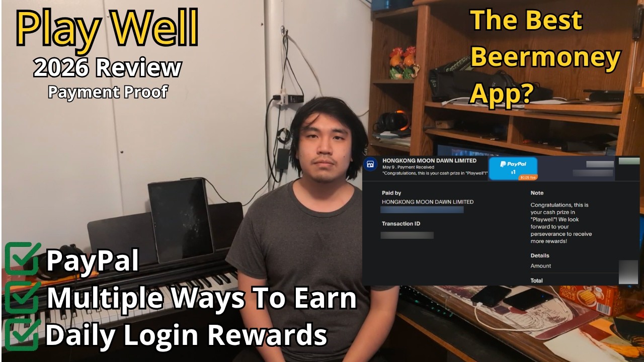 PlayWell Review 2026 | Payment Proof | Legit or Scam? | Earn Money Playing Games