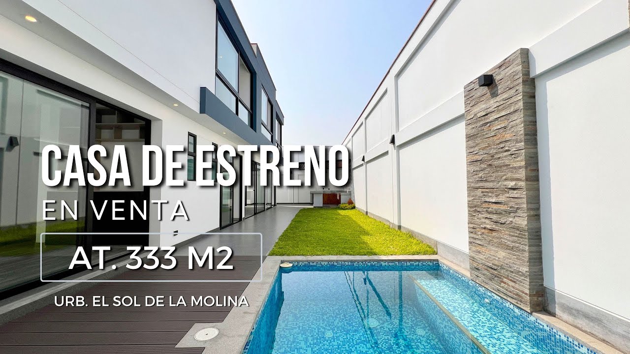CASA DE ESTRENO EN VENTA || Urb. El Sol de La Molina, La Molina