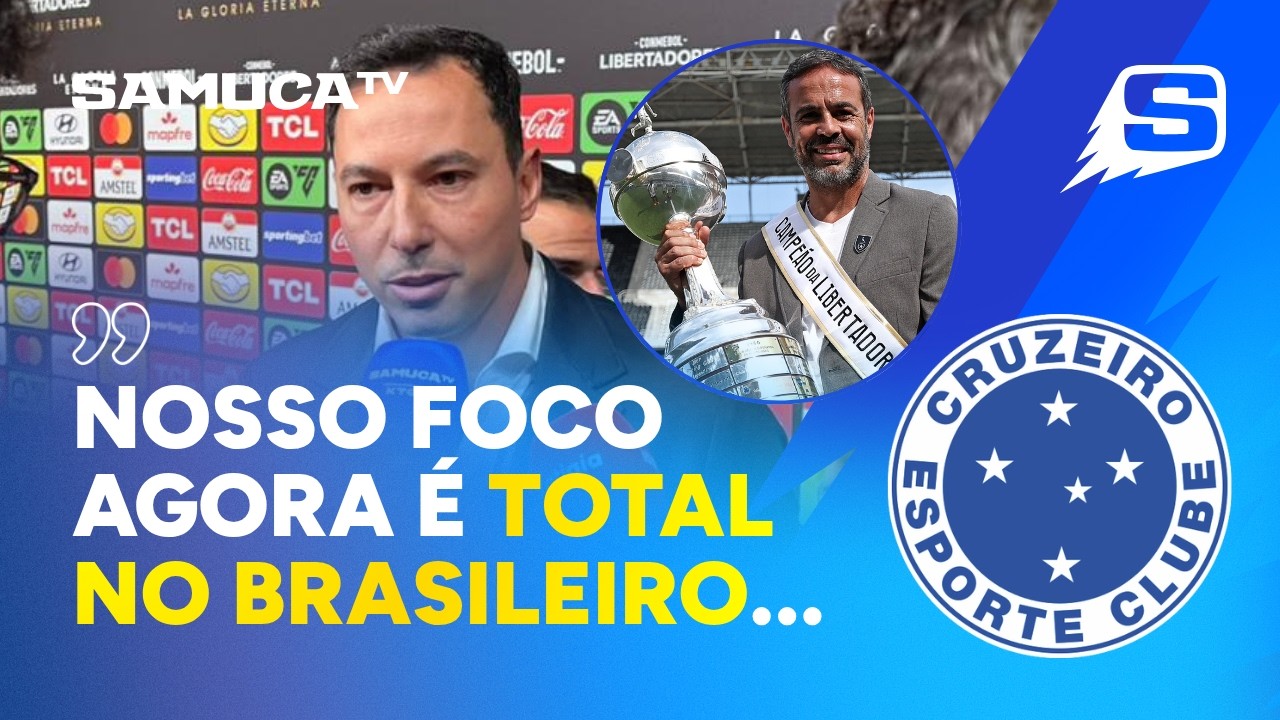 PEDRO JUNIO ABRE O JOGO SOBRE A LIBERTADORES, CHEGADA DE ARTUR JORGE E REFORÇOS NO CRUZEIRO