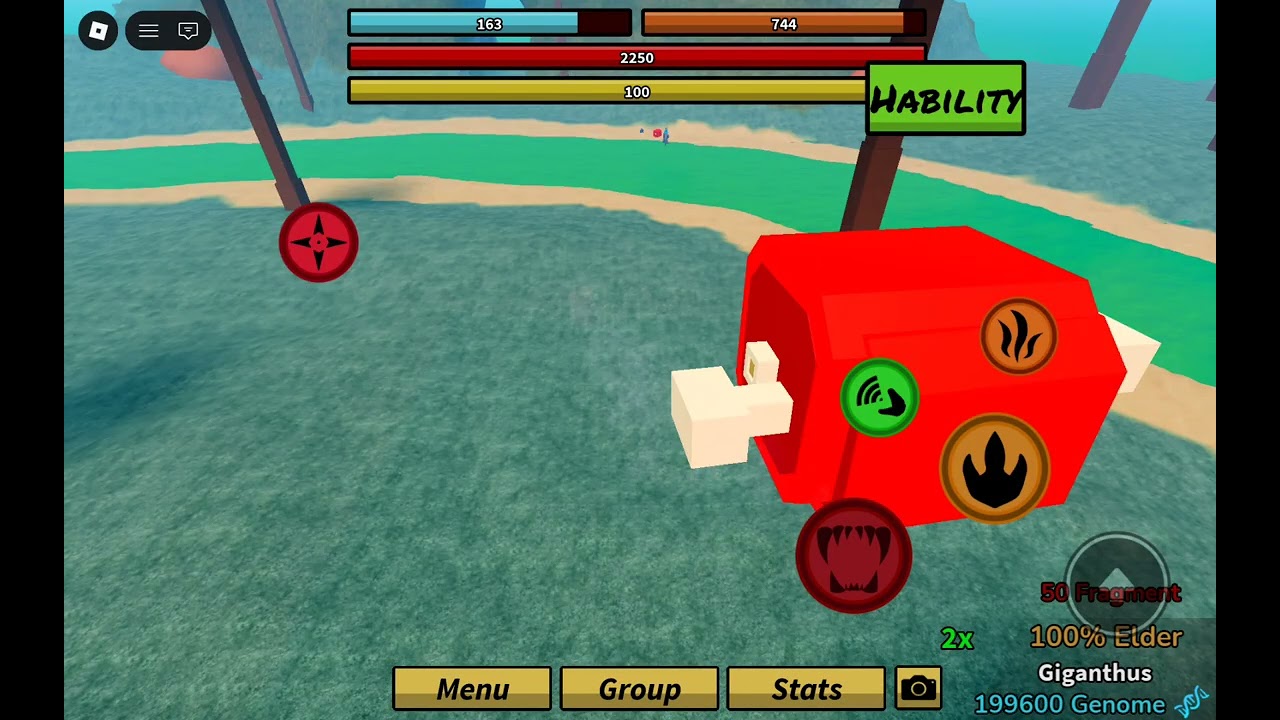 Bullying people with Giganthus in Operation Genesis and killing an 50% Alamo with it