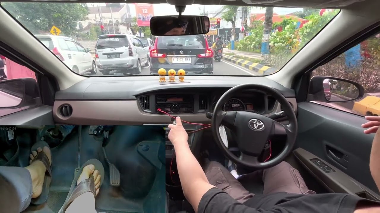 POV Drive Calya dan Praktek Mengendarai Mobil Manual (OTW Ke Pak TO madiun)