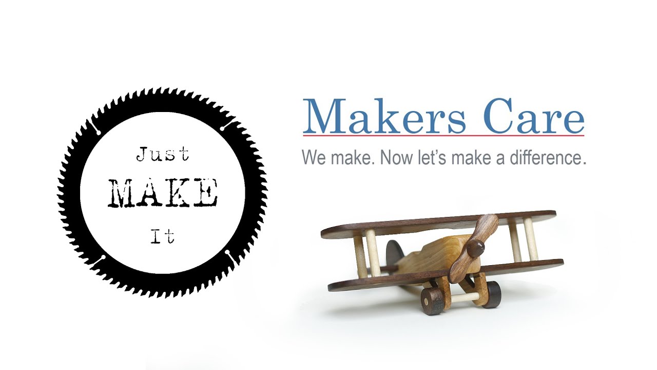 Wooden Toy Bi-Plane