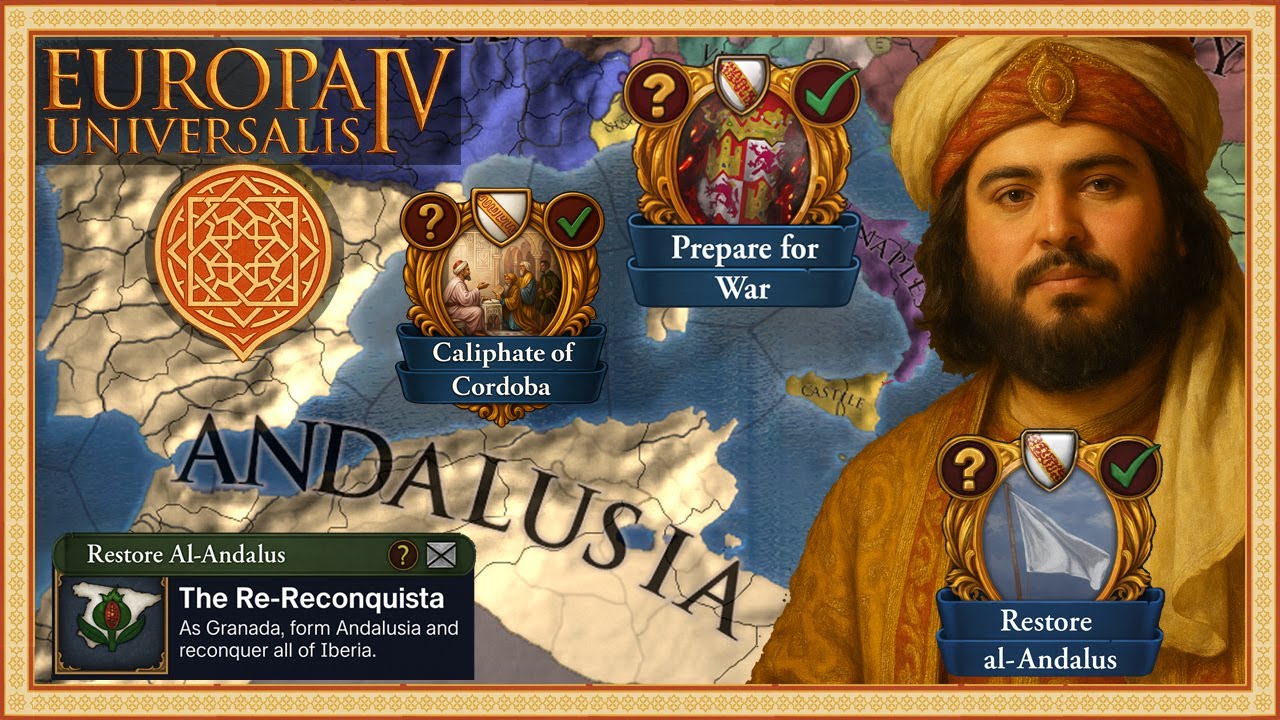 ENDÜLÜS YENİDEN DOĞDU! | EU4 Granada ile Re-Reconquista Başarımı