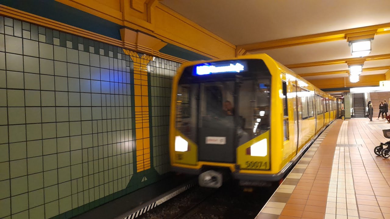 U-Bahn Berlin Mitfahrt von Wittenau (Wilhemsruher Damm) bis Hermannplatz im H97 auf der U8