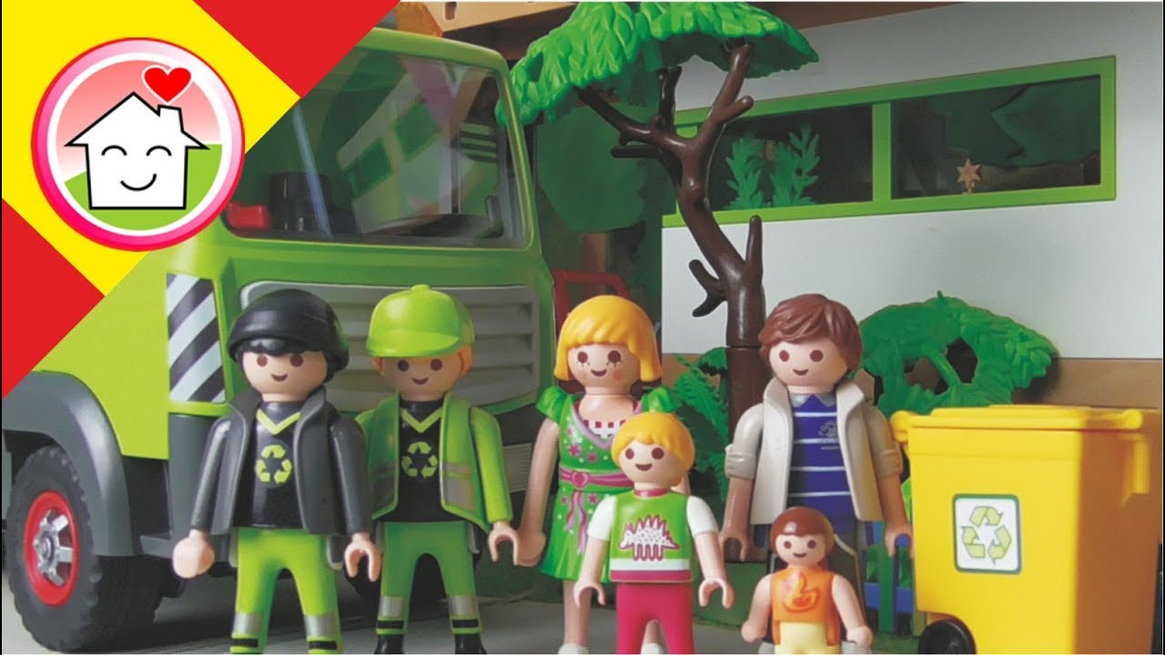 Playmobil en español El camión de la basura - La Familia Hauser
