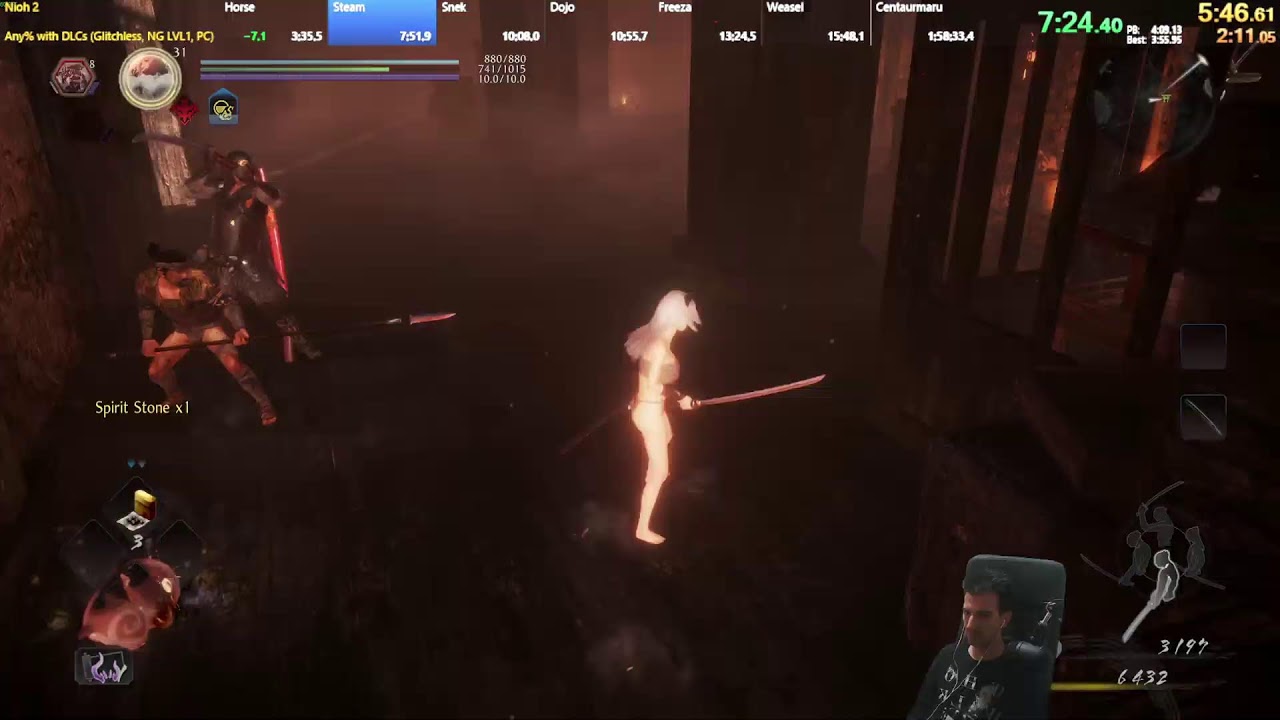 Nioh 2 Level 1 speedruns with DLCs (PC)
