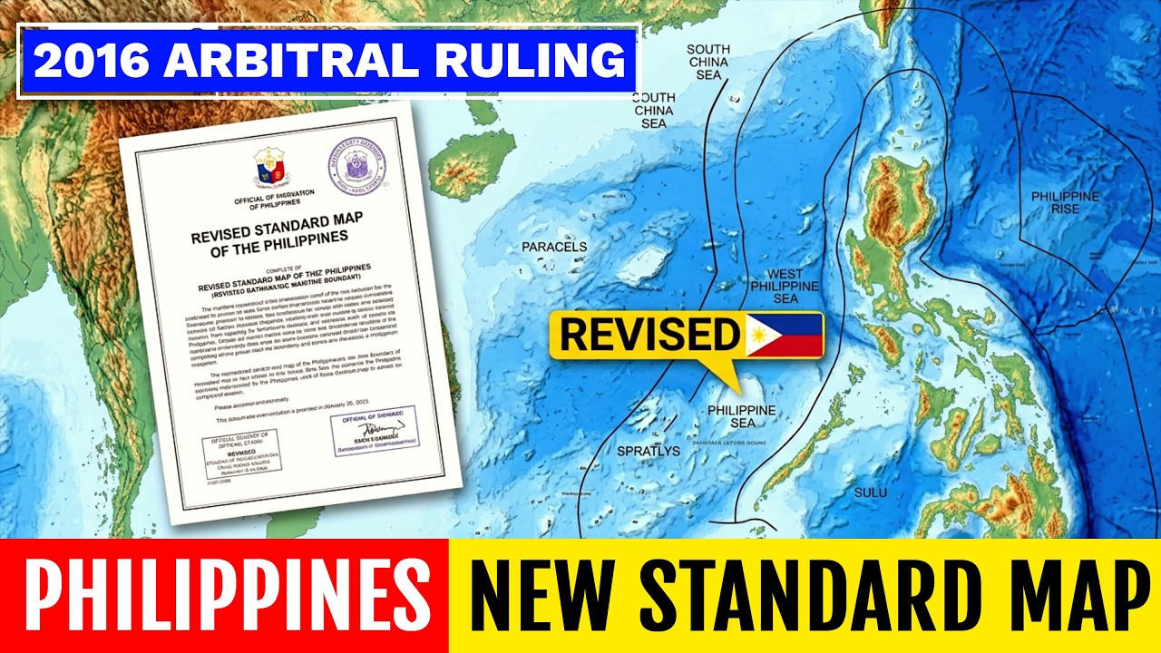 2016 SCS Arbitral Ruling Solidify's Philippines New Standard Map Against China 10-Dash line