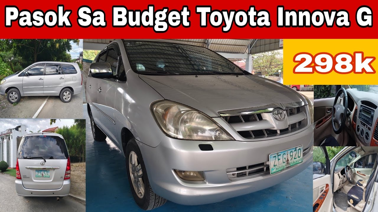 Pasok sa Budget na Toyota Innova G