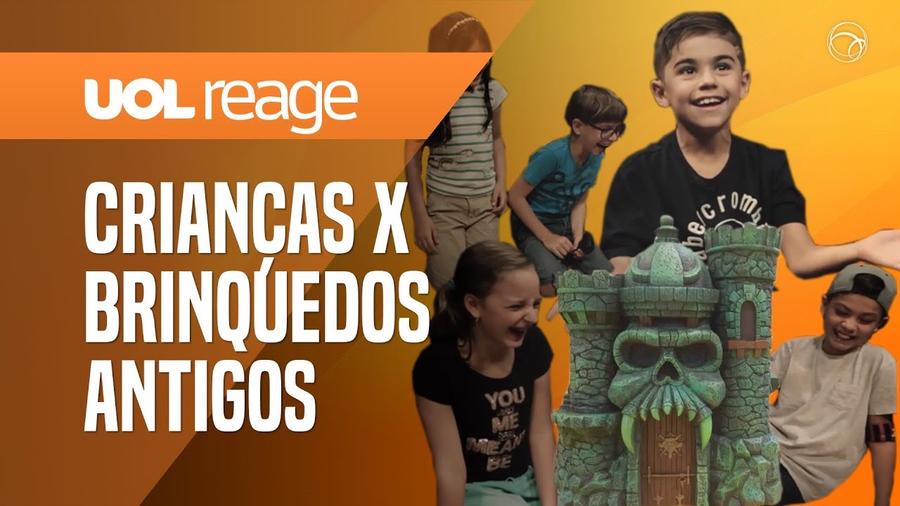 CRIAN&Ccedil;AS REAGEM A BRINQUEDOS ANTIGOS | KIDS REACT