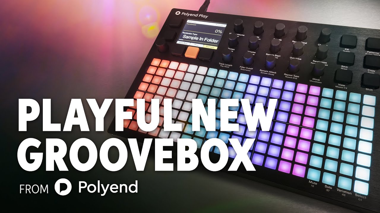 Polyend Play Sample and MIDI-based Groovebox Demo
