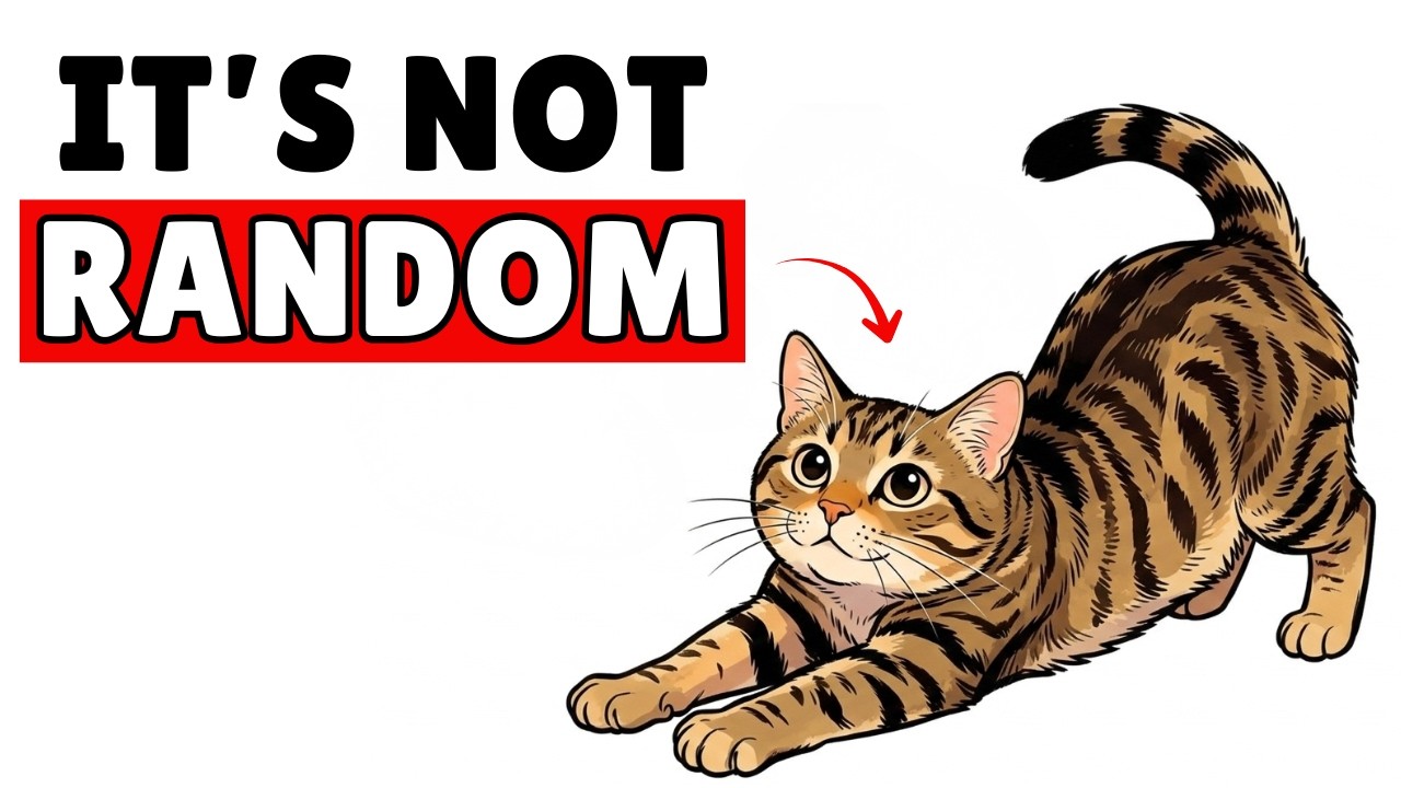The REAL Reason Cats Stretch When They See You