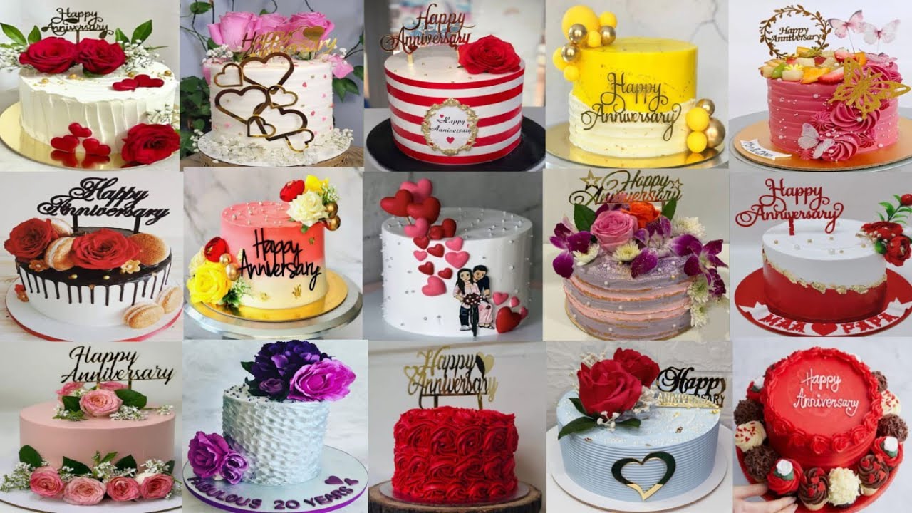 💞Anniversary Cake Design 2025/Anniversary Cake Decorating Ideas/Cake Design/how to make cake at home