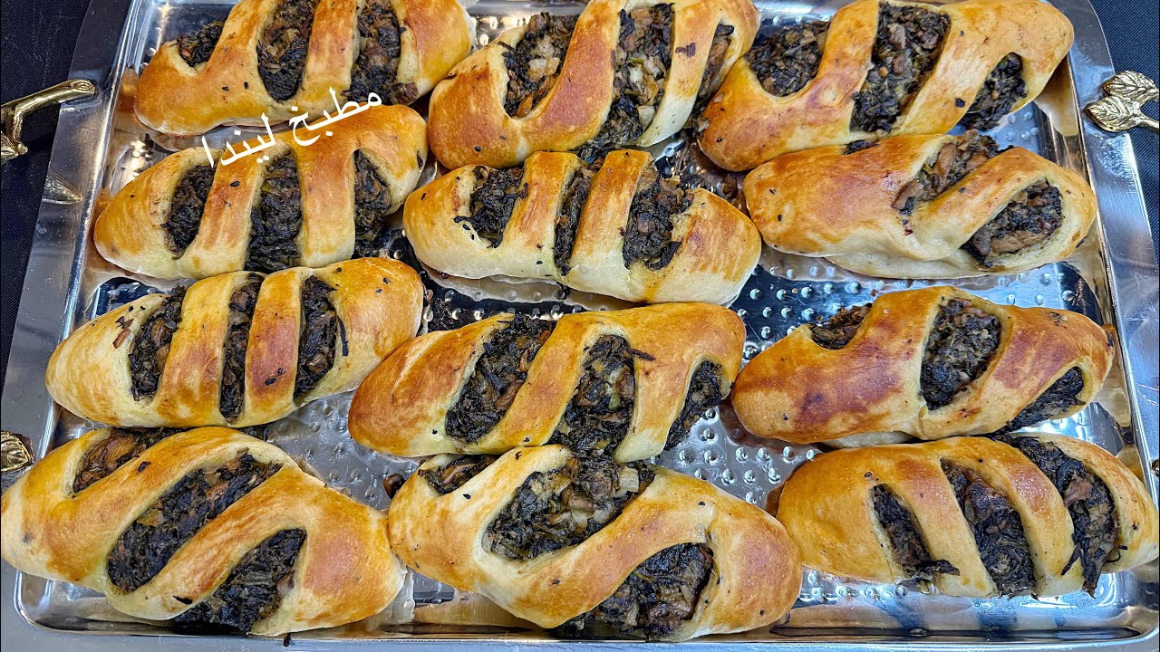 فطائر السپانخ نباتي vegetarian, spinach spanakopita