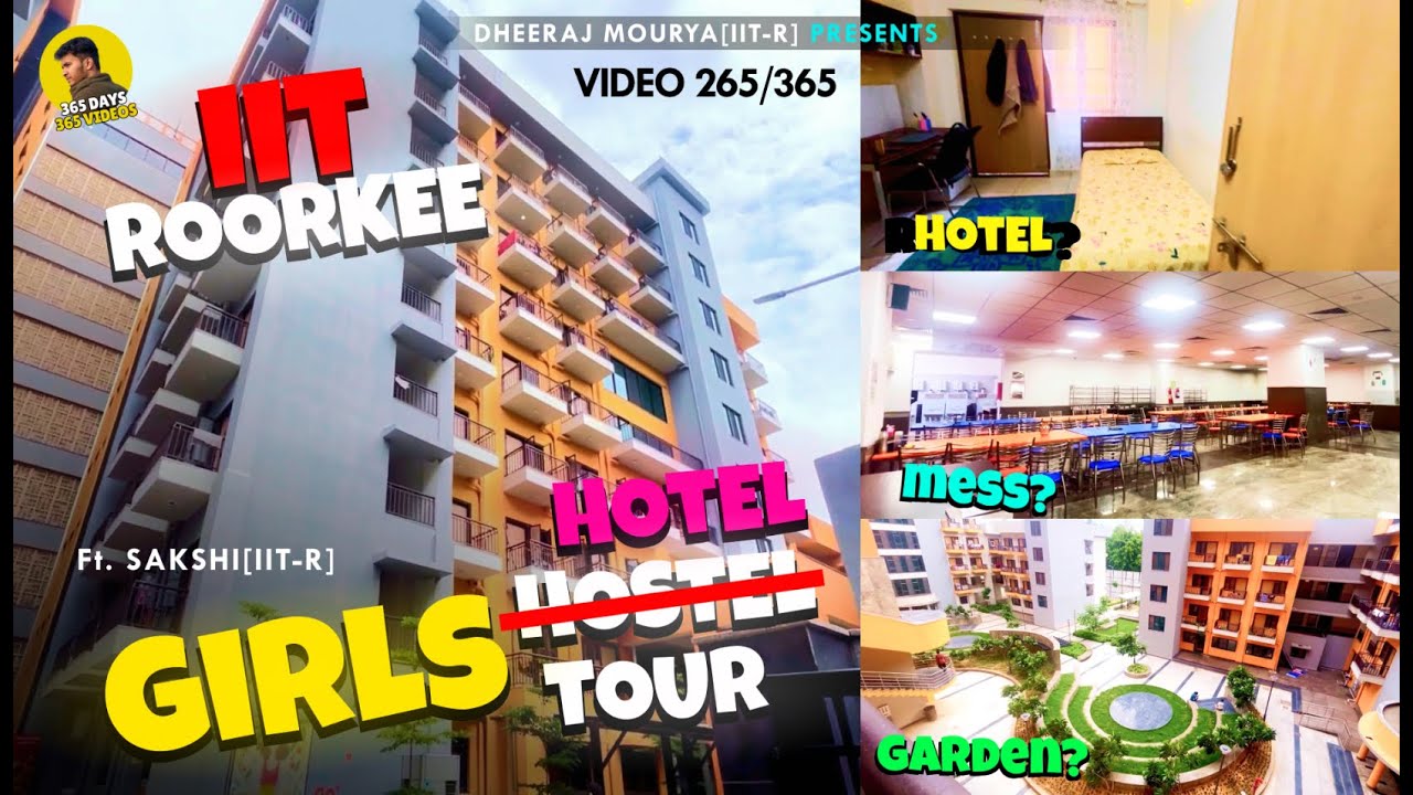 IIT Girls Hostel Tour❤️| IIT-R | Rooms, Mess, Facilities? Himalaya Bhawan |  VIDEO - 265/365