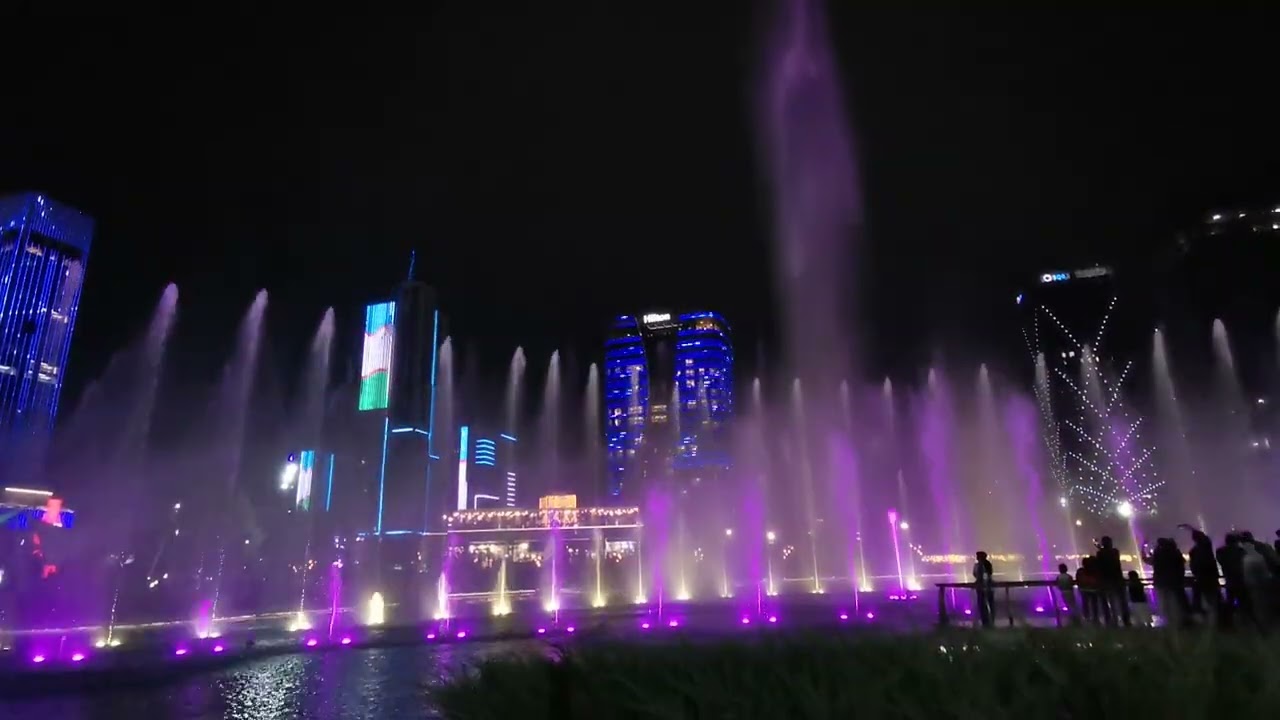 Узбекистан 🌆Поющие фонтаны в Ташкент Сити, Октябрь 2024, 🌆Tashkent City 10.2024