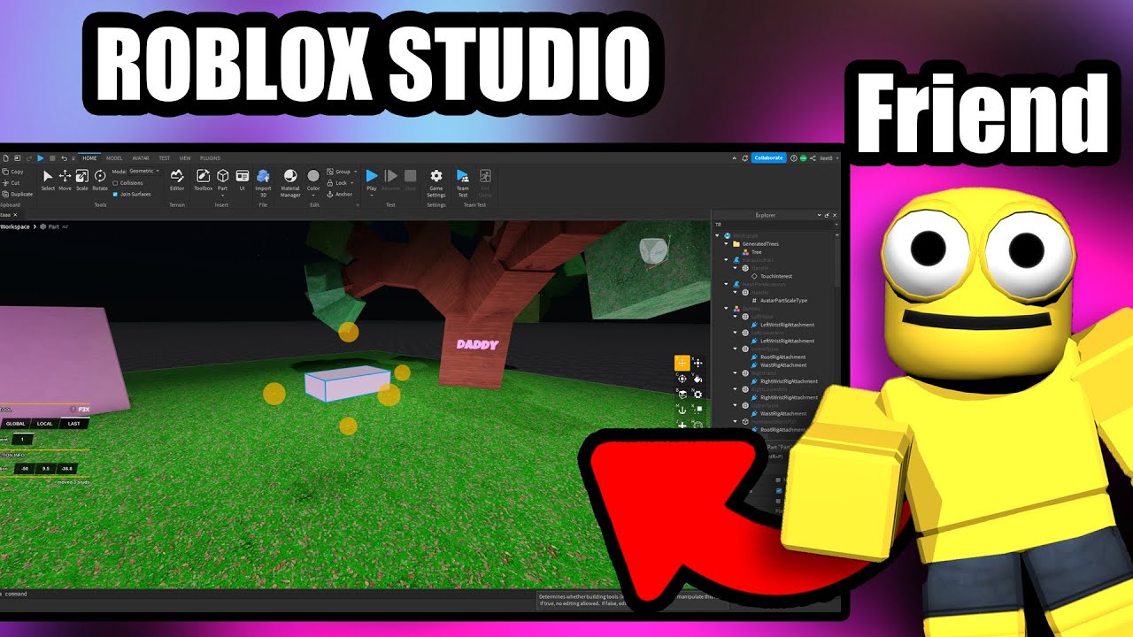 КАК СОЗДАТЬ КОМАНДУ С ДРУЗЬЯМИ (Roblox Studio)