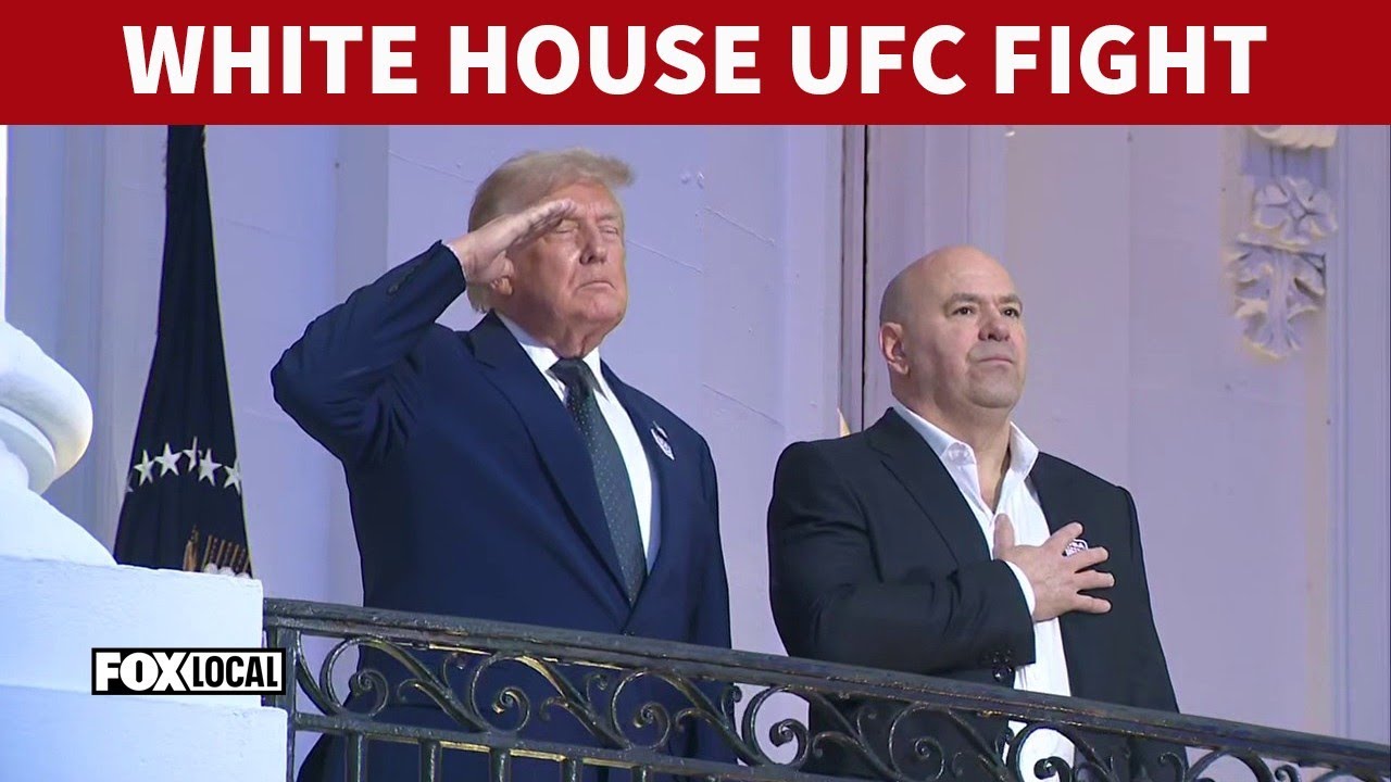 WATCH: President Trump makes entrance at UFC Freedom 250 fight