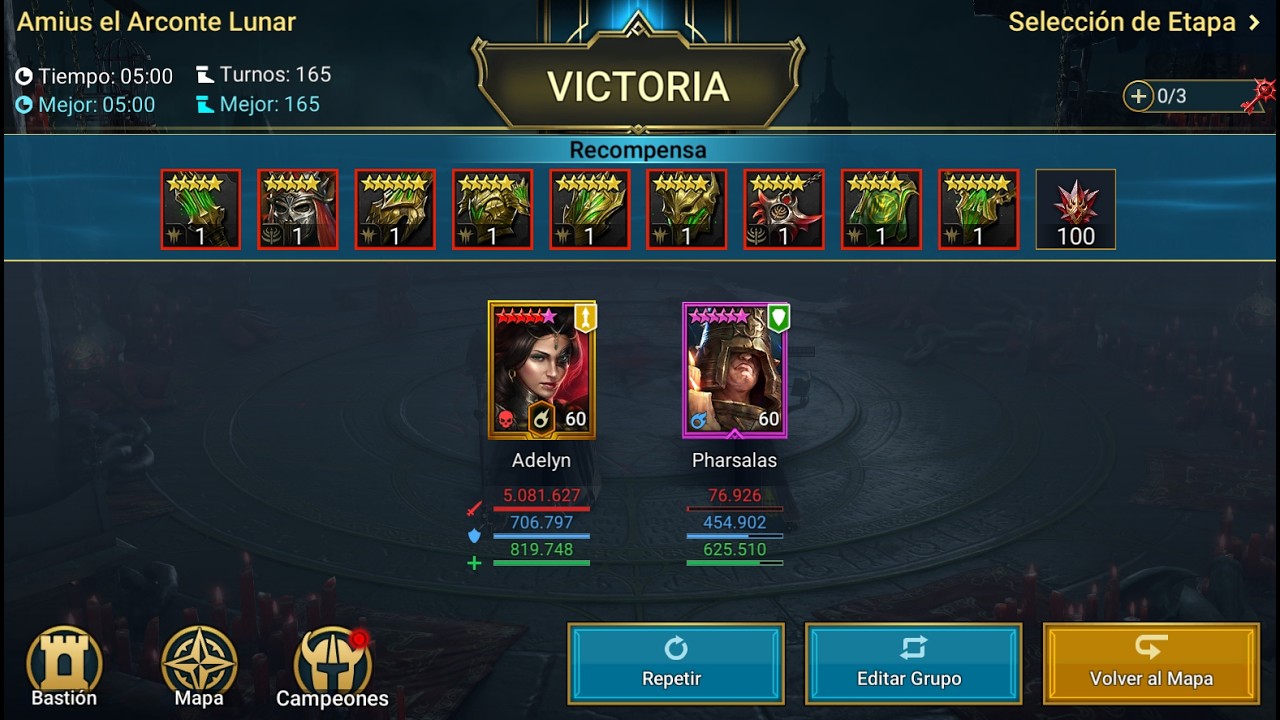AYUDAMOS A DERROTAR A AMIUS Y ETAPAS DE LA CIUDADELA  | RAID: Shadow Legends