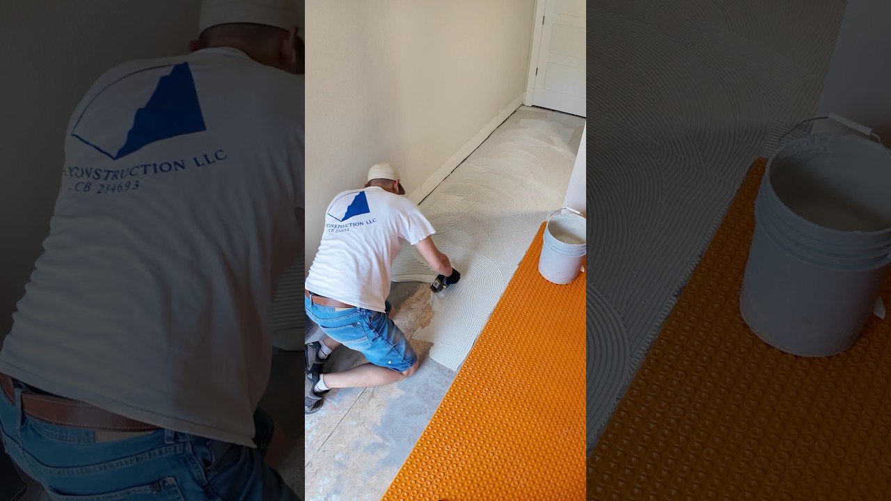Schluter-DITRA Installation | Waterproof & Crack-Free Tile Base