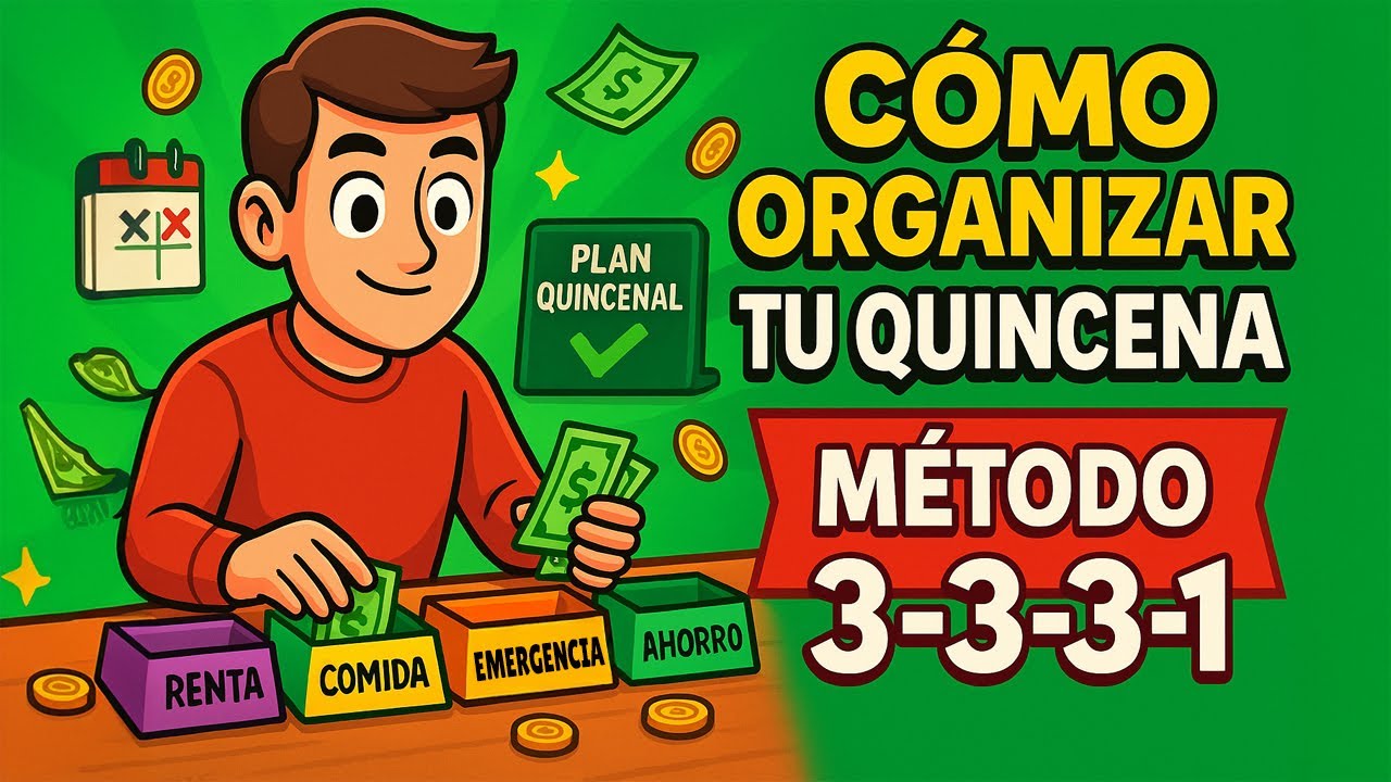 Cómo ORGANIZAR tu QUINCENA 📆 y DEJAR de Vivir al DÍA 💸 PASO a PASO
