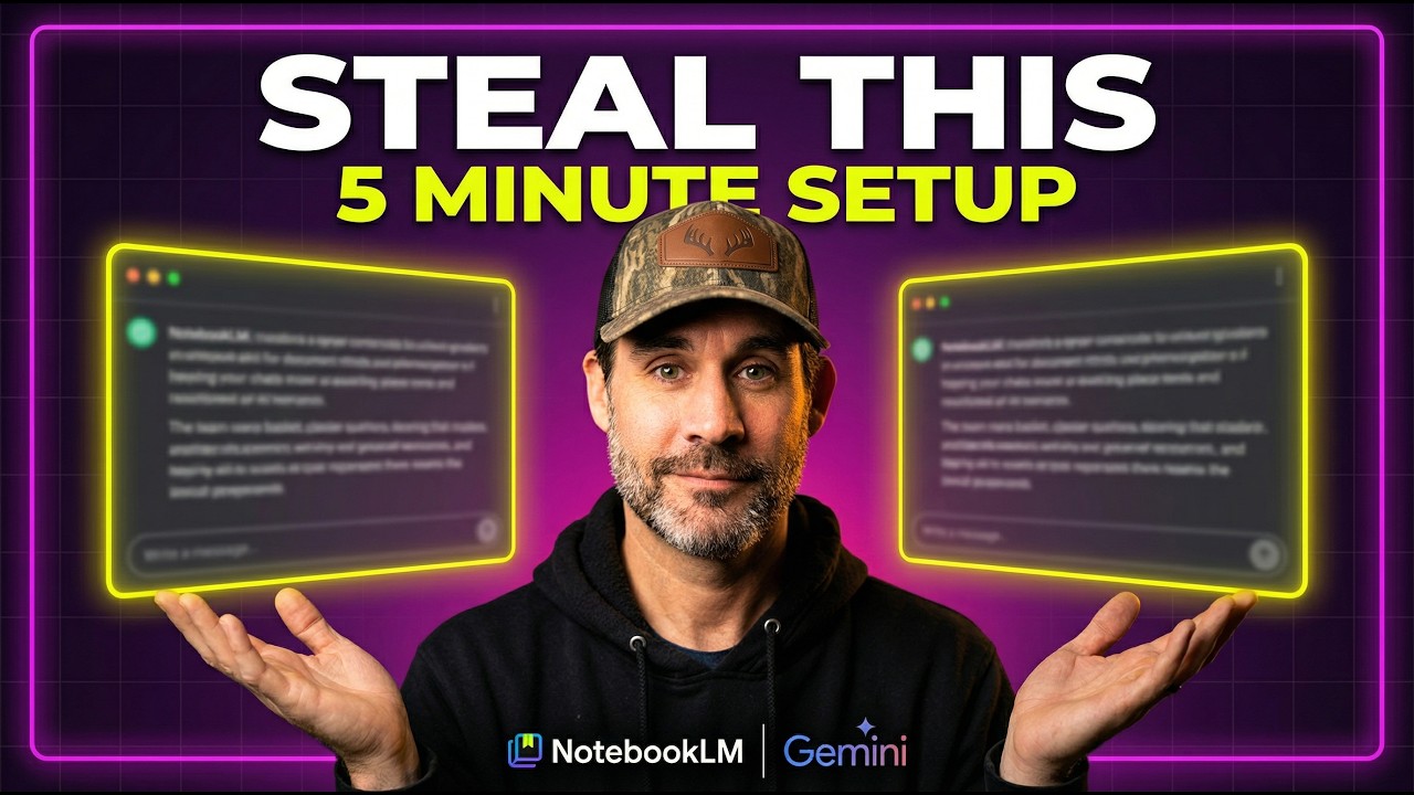 I Built a NotebookLM + Gemini Workflow That Makes Prompt Engineering Pointless