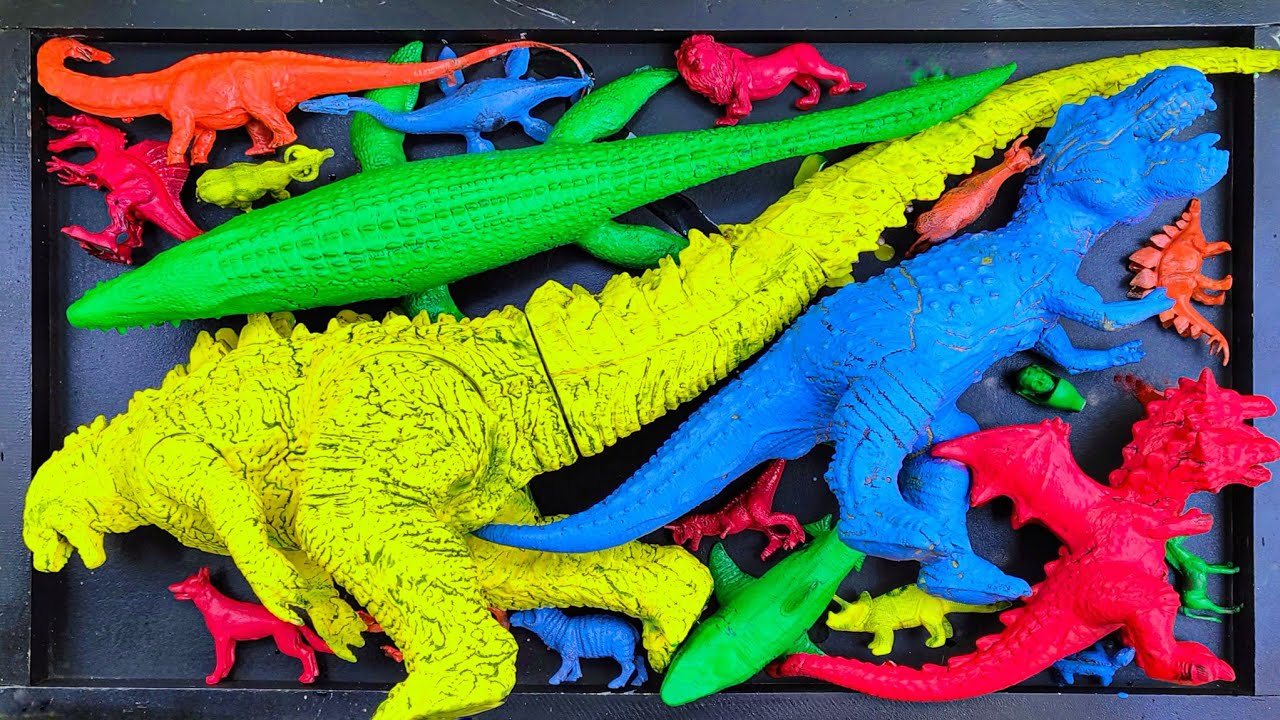 Dinosaurus Jurassic World Dominion: T-rex, Brachiosaurus, Superman, King Kong, Godzilla, Skibidi