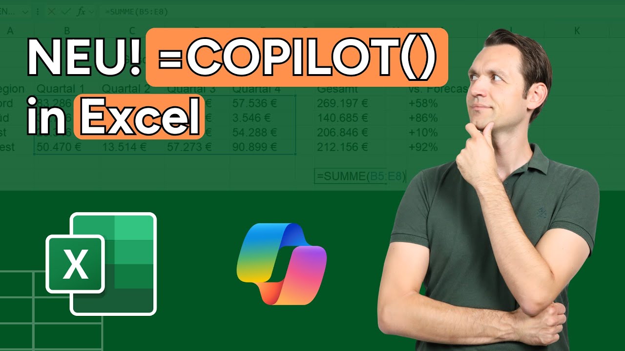 NEU! Die =COPILOT() Funktion in Excel