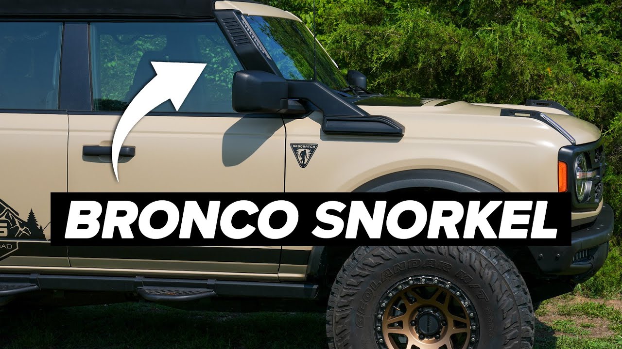Why You Need A Snorkel On Your Ford Bronco & How to Install | IAG Intake Snorkel