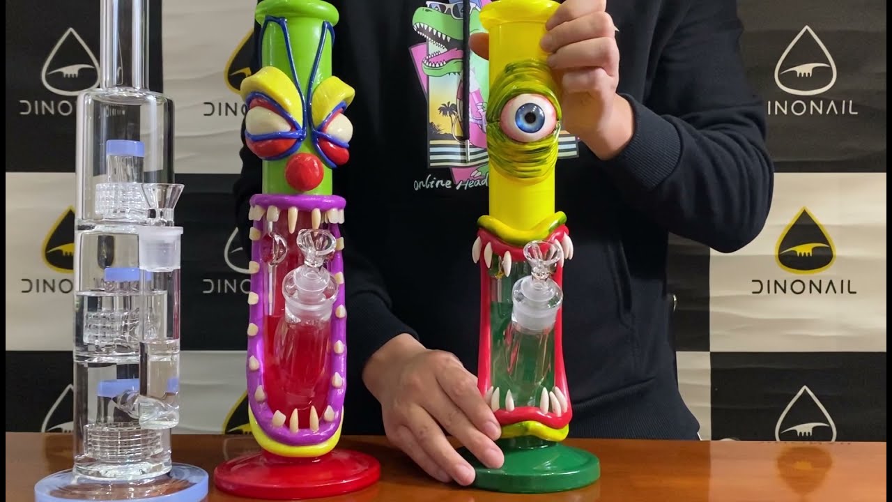 thedinonail.com--3D Joker/Monster Bong 9mm Straight Bong