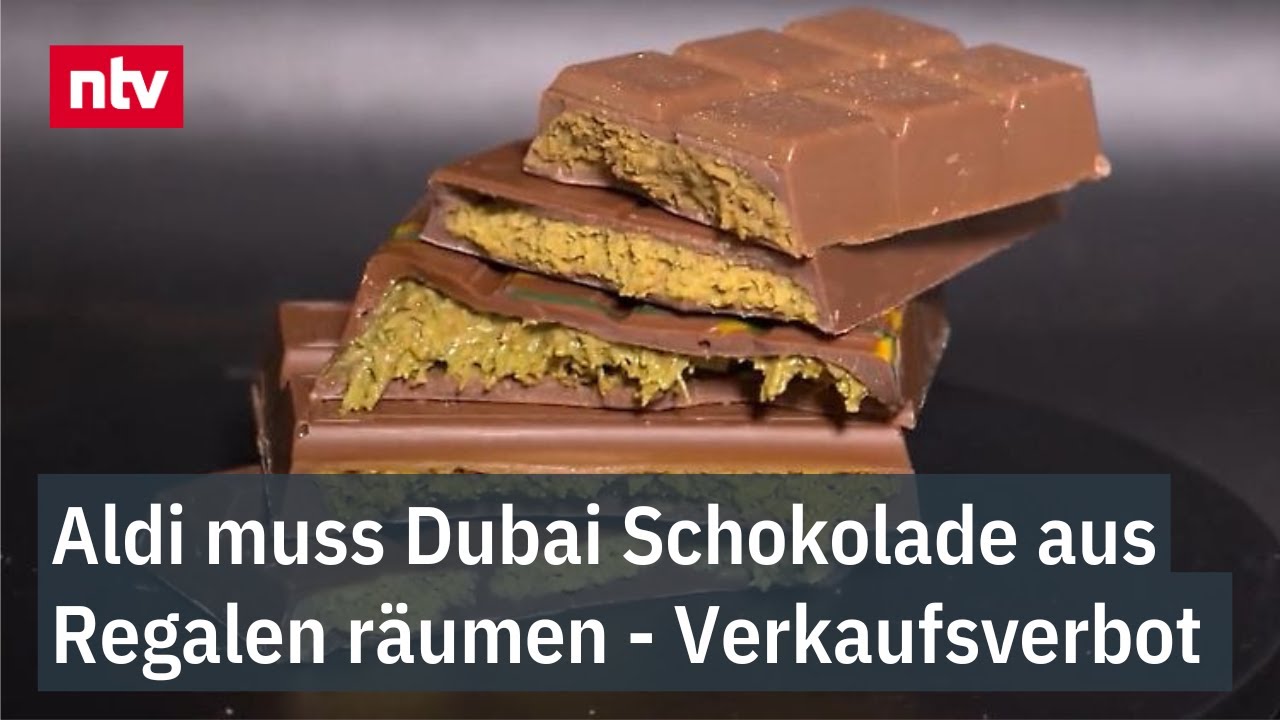 Aldi muss Dubai Schokolade aus Regalen r&auml;umen - Verkaufsverbot nach Gerichtsurteil | ntv