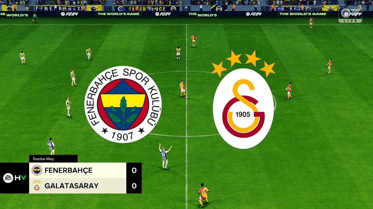 FENERBAHÇE - GALATASARAY 18. HAFTA EA FC 24 / SÜPER LİG 2023-2024 SEZONU