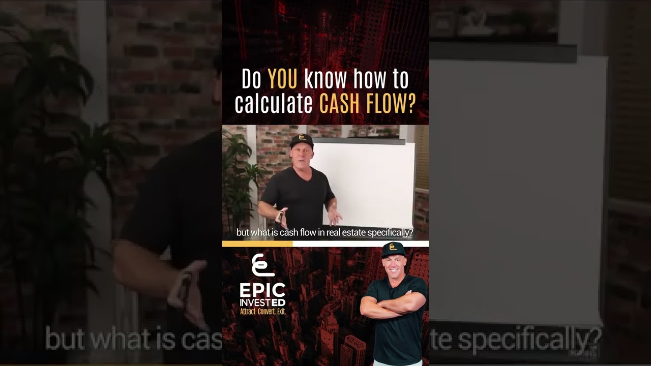 Do YOU know how to calculate CASH FLOW? #shorts #realestateinvesting