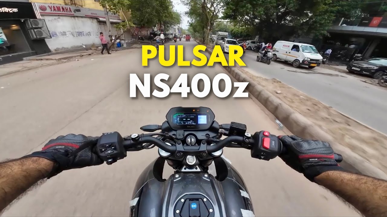 2025 New Bajaj Pulsar NS400z First Ride Impressions | K2K Motovlogs