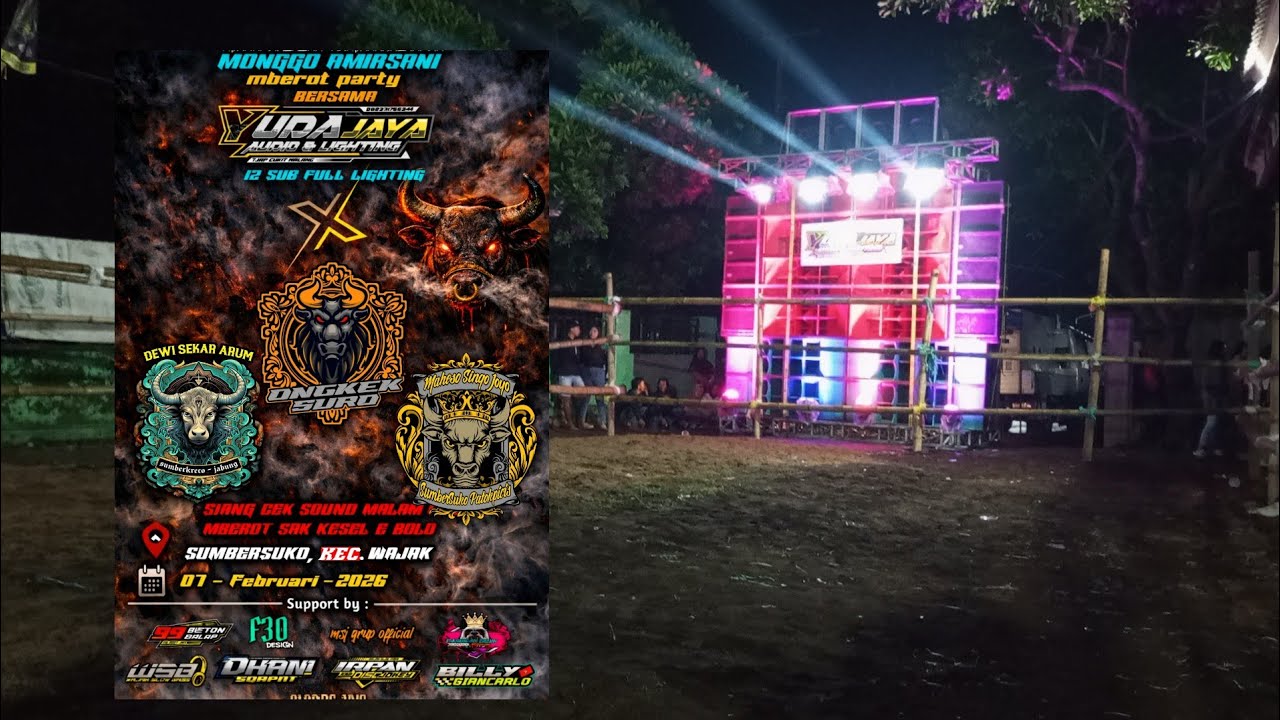 Live Bantengan 3 Grup‼️ Ongkek Suro, DSA dan MSJ‼️Yudha Jaya Audio Lokasi Sumbersuko - Wajak❗