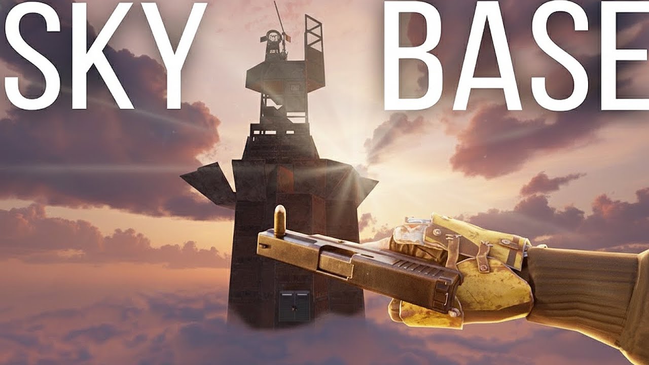 Asi Hice una BASE EN EL CIELO - RUST Película ☁️🍿