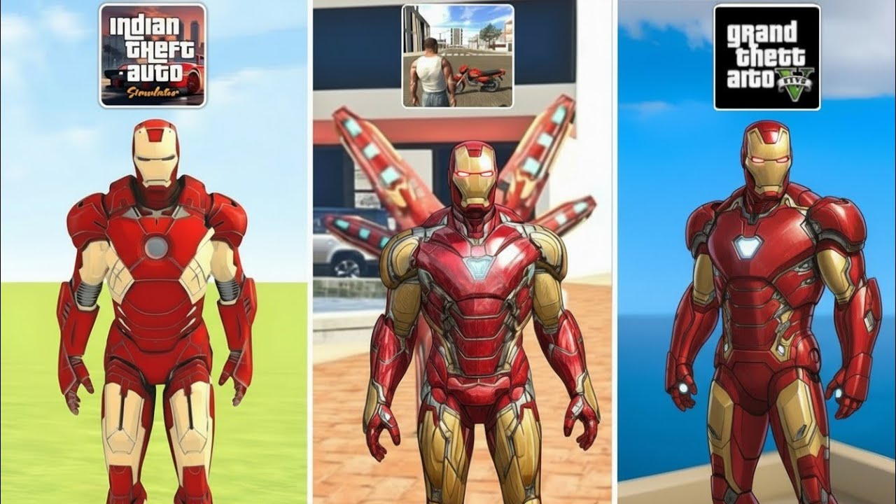 Ironman in All GTA Games 😍🔥 | Which Ironman is Best