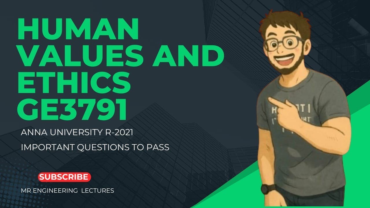 GE3791 Human values and Ethics | how to study for the semester perfect tips to study 