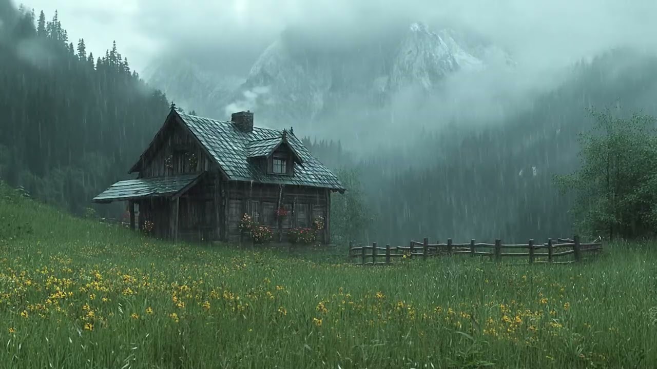 A Small House Listening to the Rain | A Night of Calm