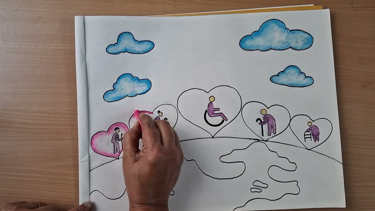 ✨️World disabled day drawing ✨️जागतिक दिव्यांग दिन पर ड्रॉइंग ✨️3 December ✨️