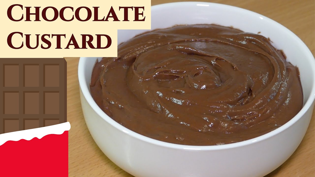 Chocolate Custard Cream | Chocolate Pastry Cream | Chocolate Cream Filling Recipe