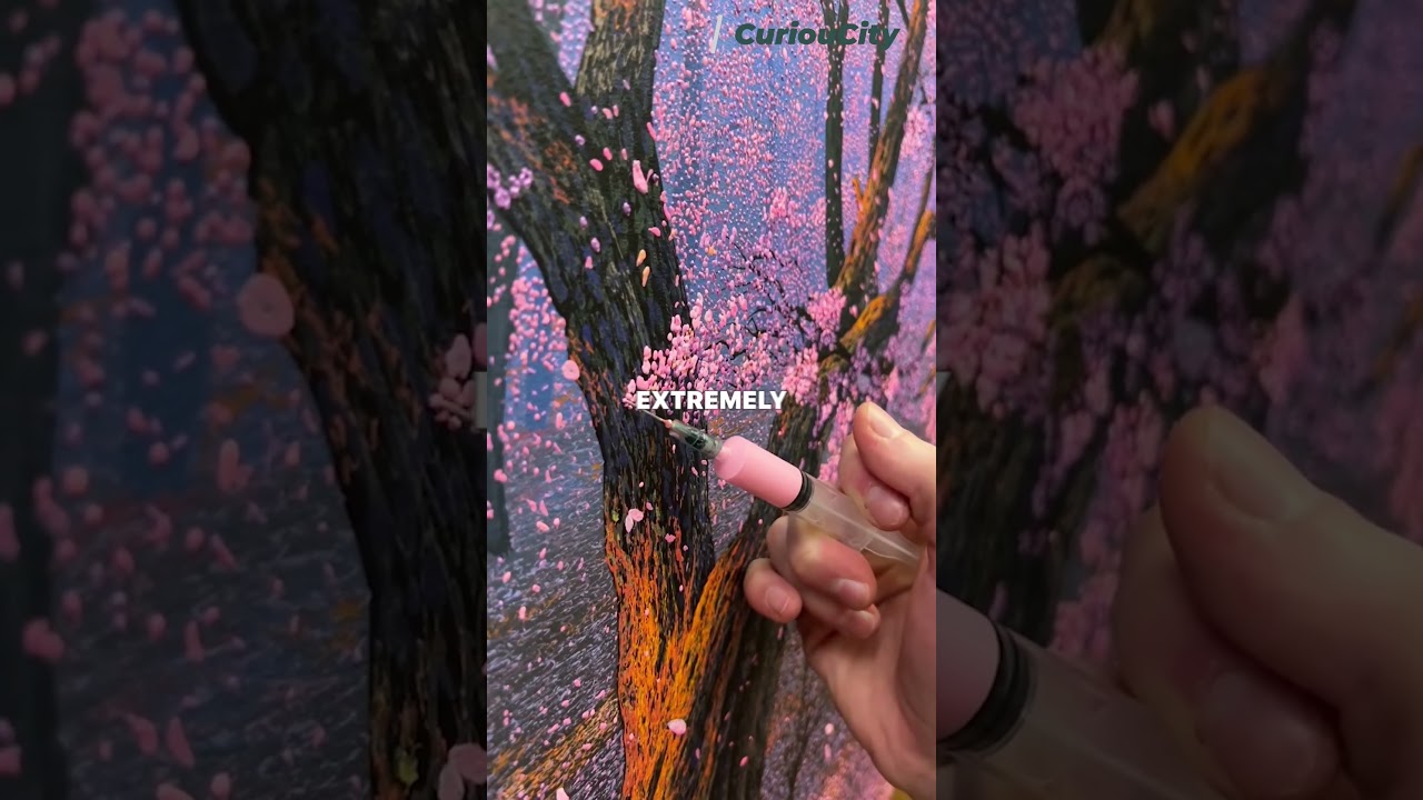 Syringe Painting: Most Painstaking Art Ever